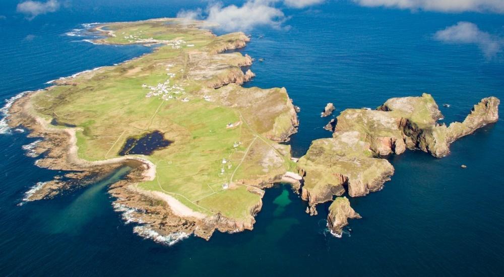 Tory Island from above Teach Coll Colls Bar & Restaurant Magheroarty Co.Donegal